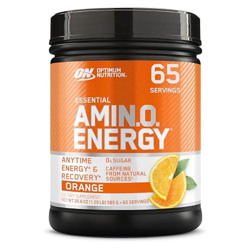 Optimum Nutrition Amino Energy - Pre Workout with Green Tea, BCAA, Amino Acids, Keto Friendly, Green Coffee Extract, Energy Powder - Fruit Fusion, 65 Servings (Packaging May Vary)