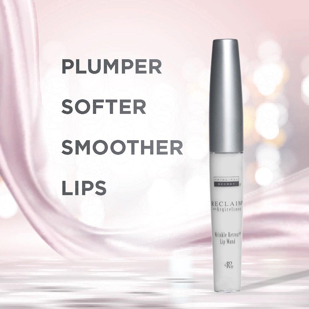 Principal Secret – Reclaim with Argireline – Wrinkle Retreat Lip Wand with Hyaluronic Acid to Replenish Dry Lips and Minimize Fine Lip Lines, 0.25 oz