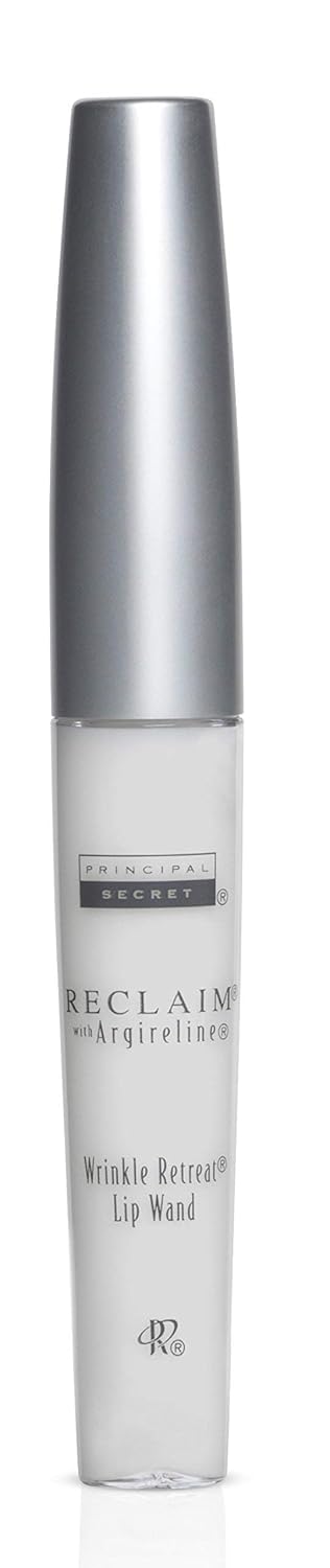Principal Secret – Reclaim with Argireline – Wrinkle Retreat Lip Wand with Hyaluronic Acid to Replenish Dry Lips and Minimize Fine Lip Lines, 0.25 oz