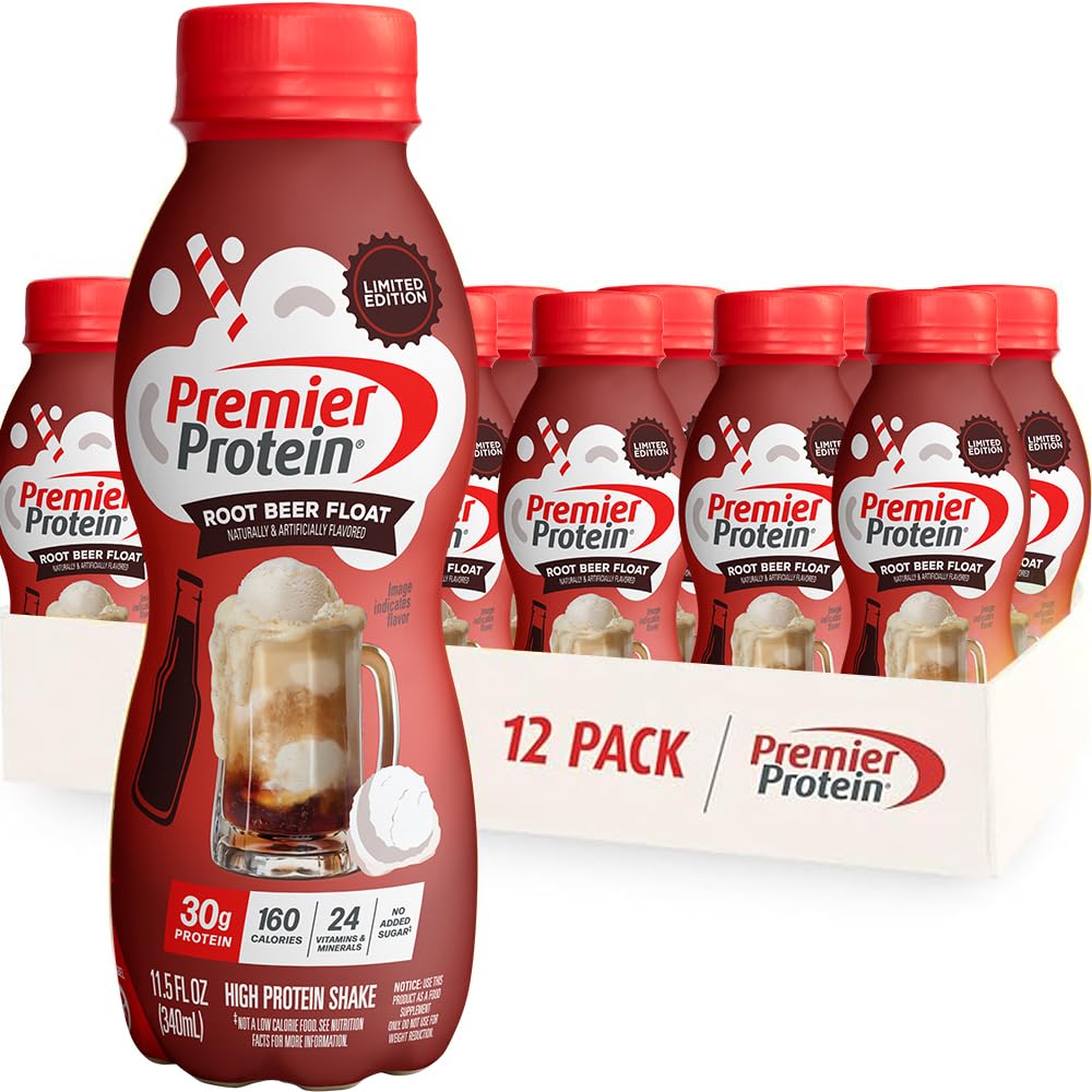 Premier Protein Shake, Chocolate, 30g Protein, No Added Sugar, 24 Vitamins & Minerals to Support Immune Health, Gluten-Free,11.5 fl oz (12 Pack)