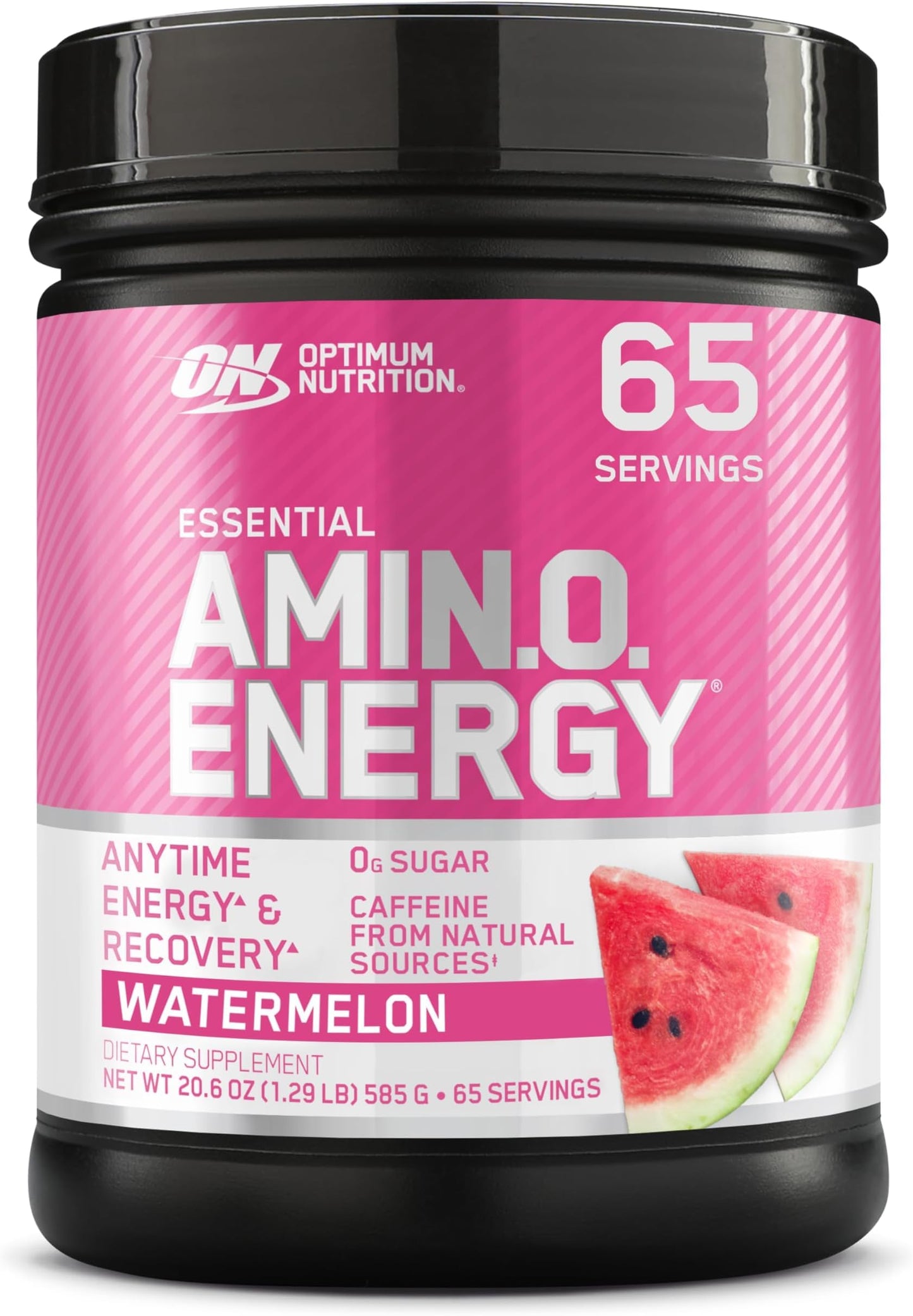 Optimum Nutrition Amino Energy - Pre Workout with Green Tea, BCAA, Amino Acids, Keto Friendly, Green Coffee Extract, Energy Powder - Fruit Fusion, 65 Servings (Packaging May Vary)