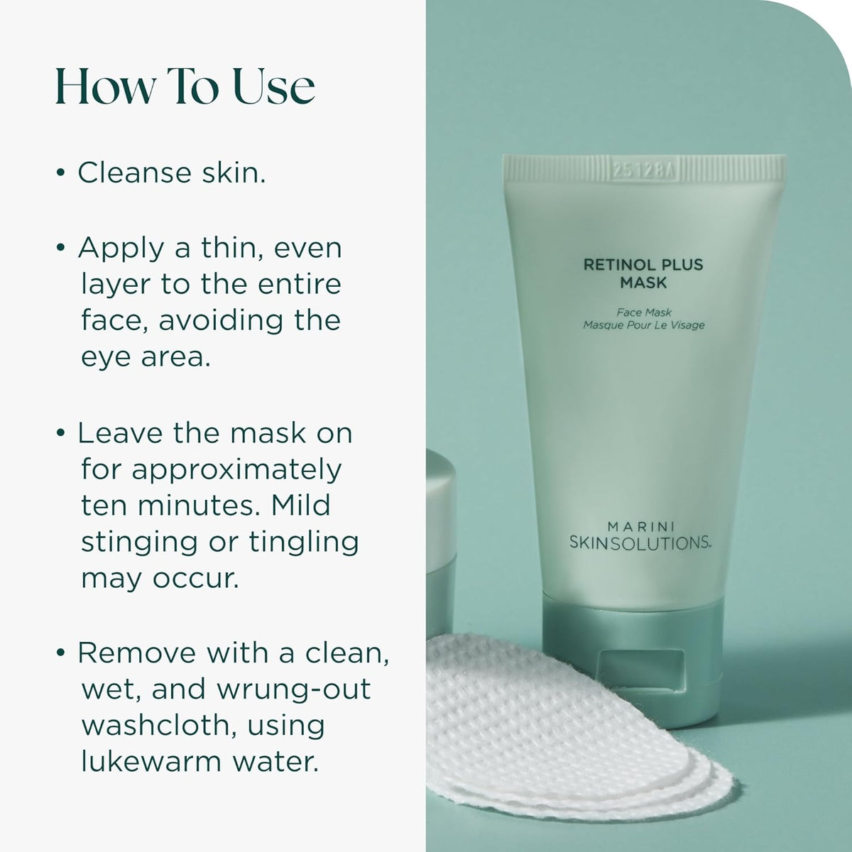 Marini SkinSolutions Retinol Plus (1 fl oz) + Retinol Plus Mask (1.7 oz) - Anti-Aging Skin Care - Good for Wrinkles and Fine Lines
