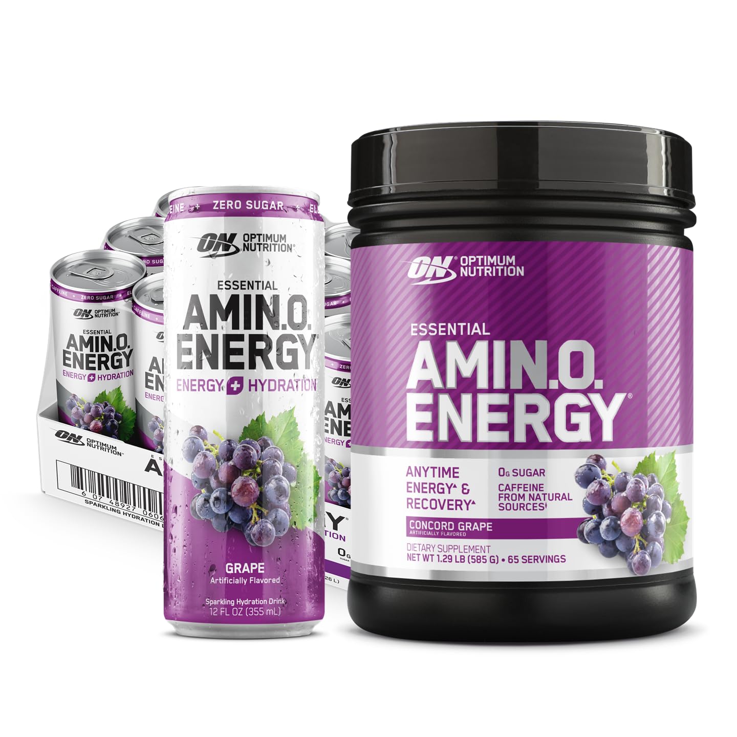 Optimum Nutrition Amino Energy - Pre Workout with Green Tea, BCAA, Amino Acids, Keto Friendly, Green Coffee Extract, Energy Powder - Fruit Fusion, 65 Servings (Packaging May Vary)