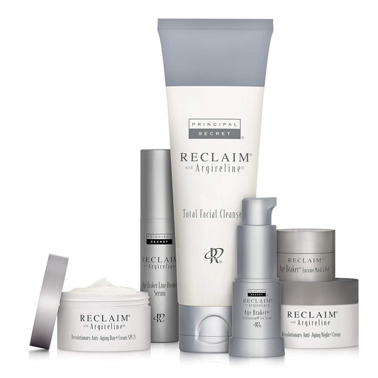 Principal Secret – Reclaim Daily Anti-Aging Essentials Kit Skincare System with Argireline – 6 Piece