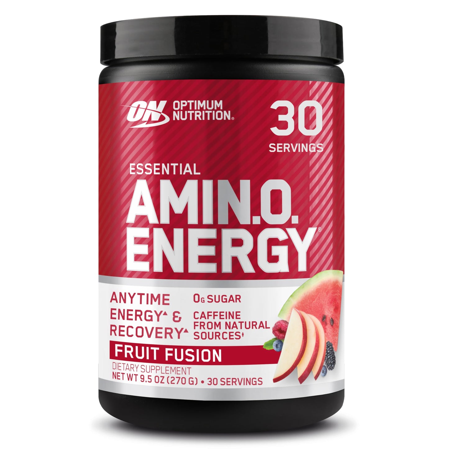 Optimum Nutrition Amino Energy - Pre Workout with Green Tea, BCAA, Amino Acids, Keto Friendly, Green Coffee Extract, Energy Powder - Fruit Fusion, 65 Servings (Packaging May Vary)